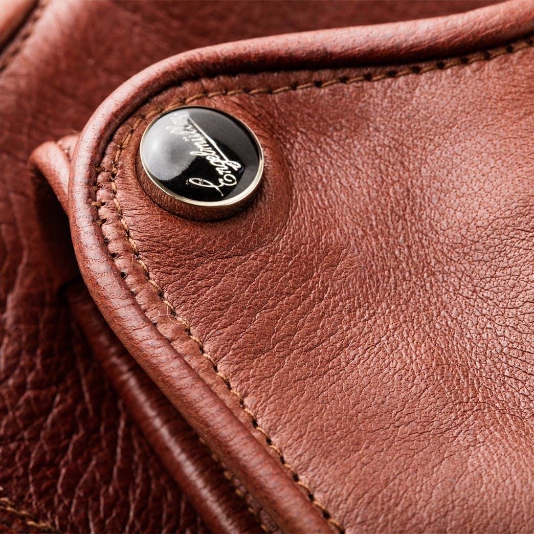 Engelmuller leather gloves M.J.1C button